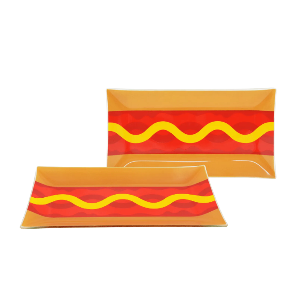 Prato Retangular - Hot Dog