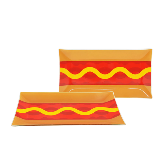 Prato Retangular - Hot Dog