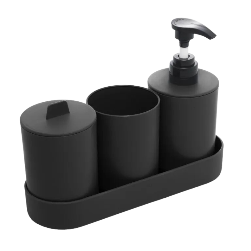 Conjunto para Banheiro Preto