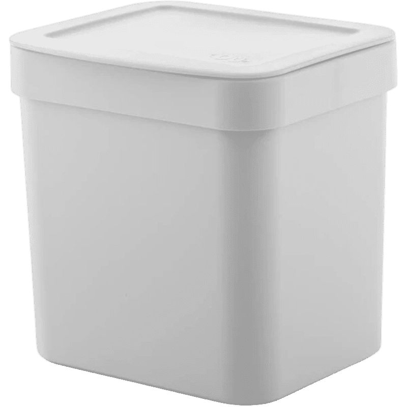 Lixeira 4,7L Branca Trium