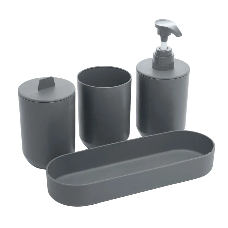Conjunto para Banheiro Cinza