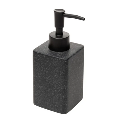 Conjunto 3 Peças para Banheiro Granilite Quadratto - Preto