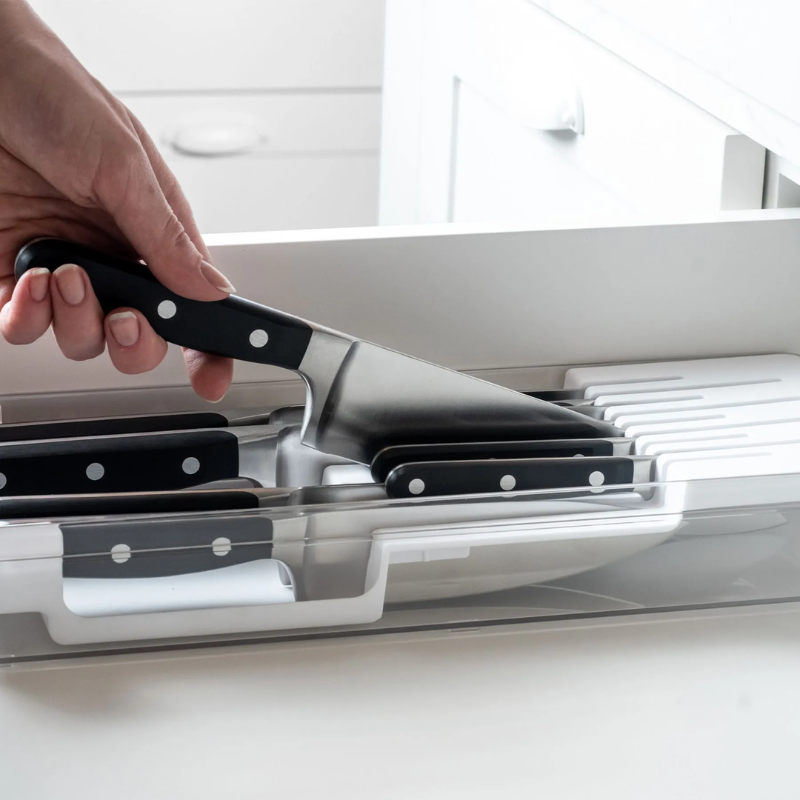 Organizador de Facas para Gaveta Clear