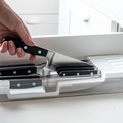 Organizador de Facas para Gaveta Clear