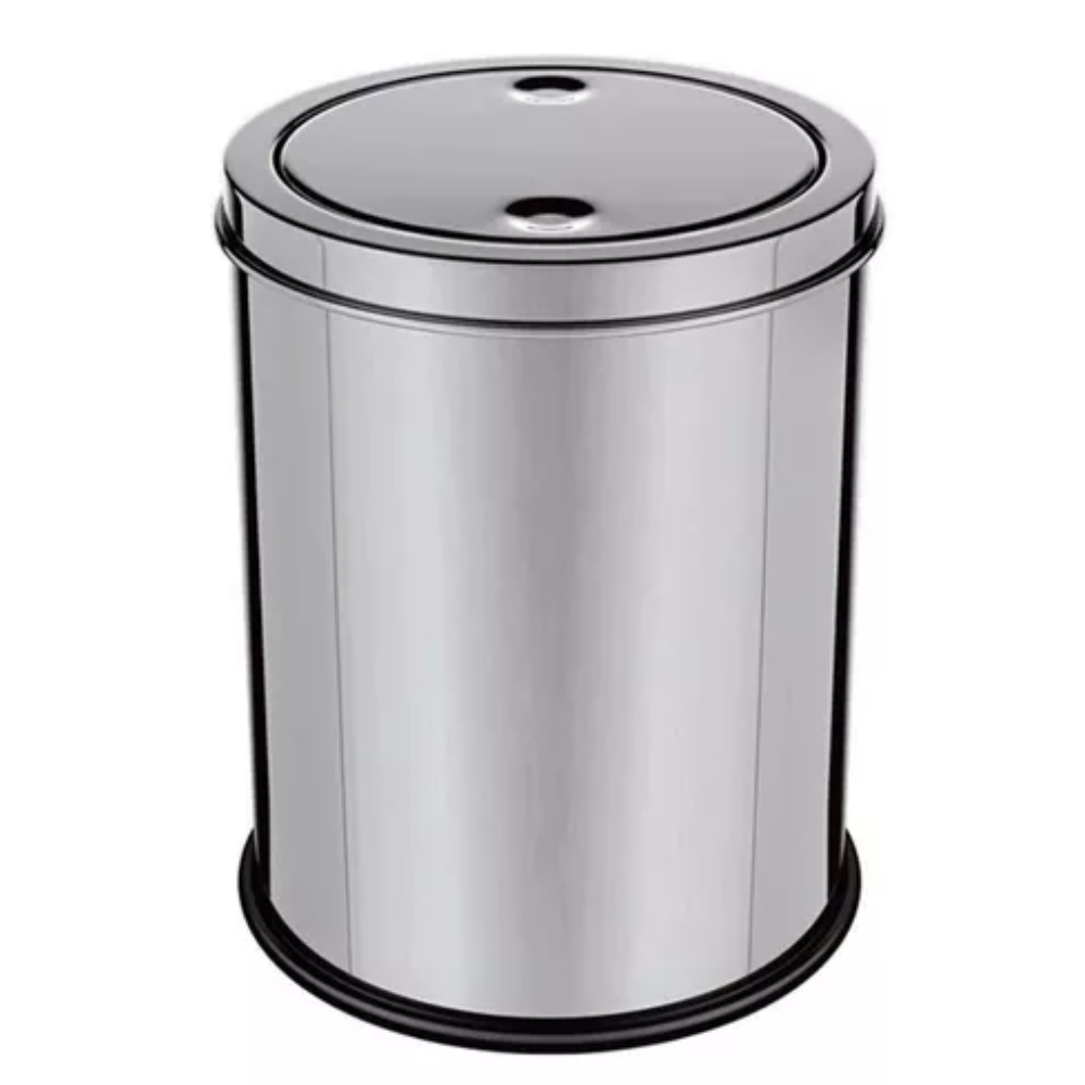 Lixeira Inox com Tampa Basculante 3L
